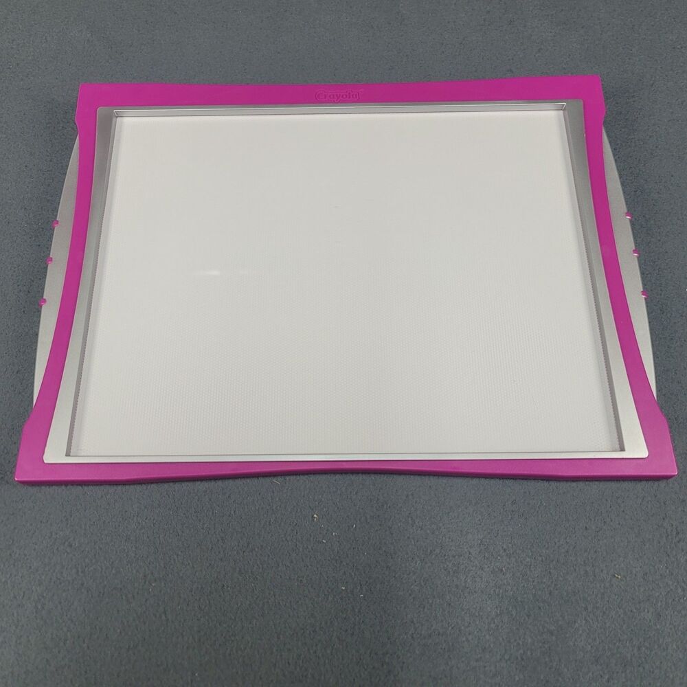 Crayola light up tracing pad Pink Bright LED slim design drawing pad for kids